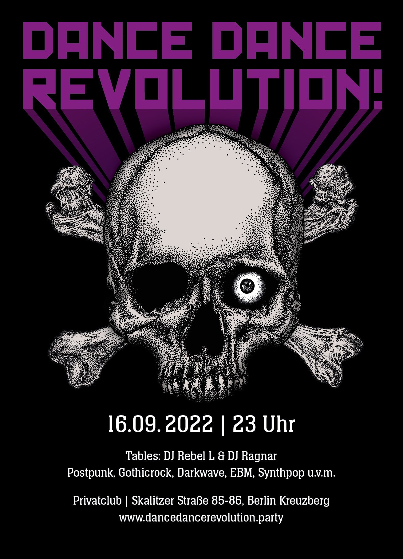 Flyer Dance Dance Revolution 16.09.2022