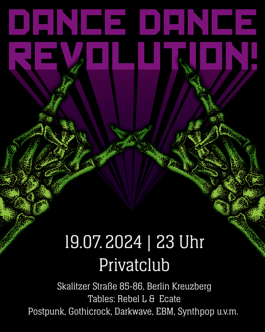 Flyer Dance Dance Revolution 19.07.2024