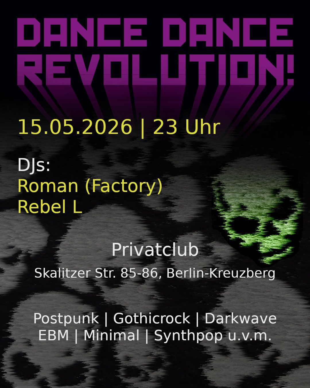 Flyer Dance Dance Revolution 15.05.2026